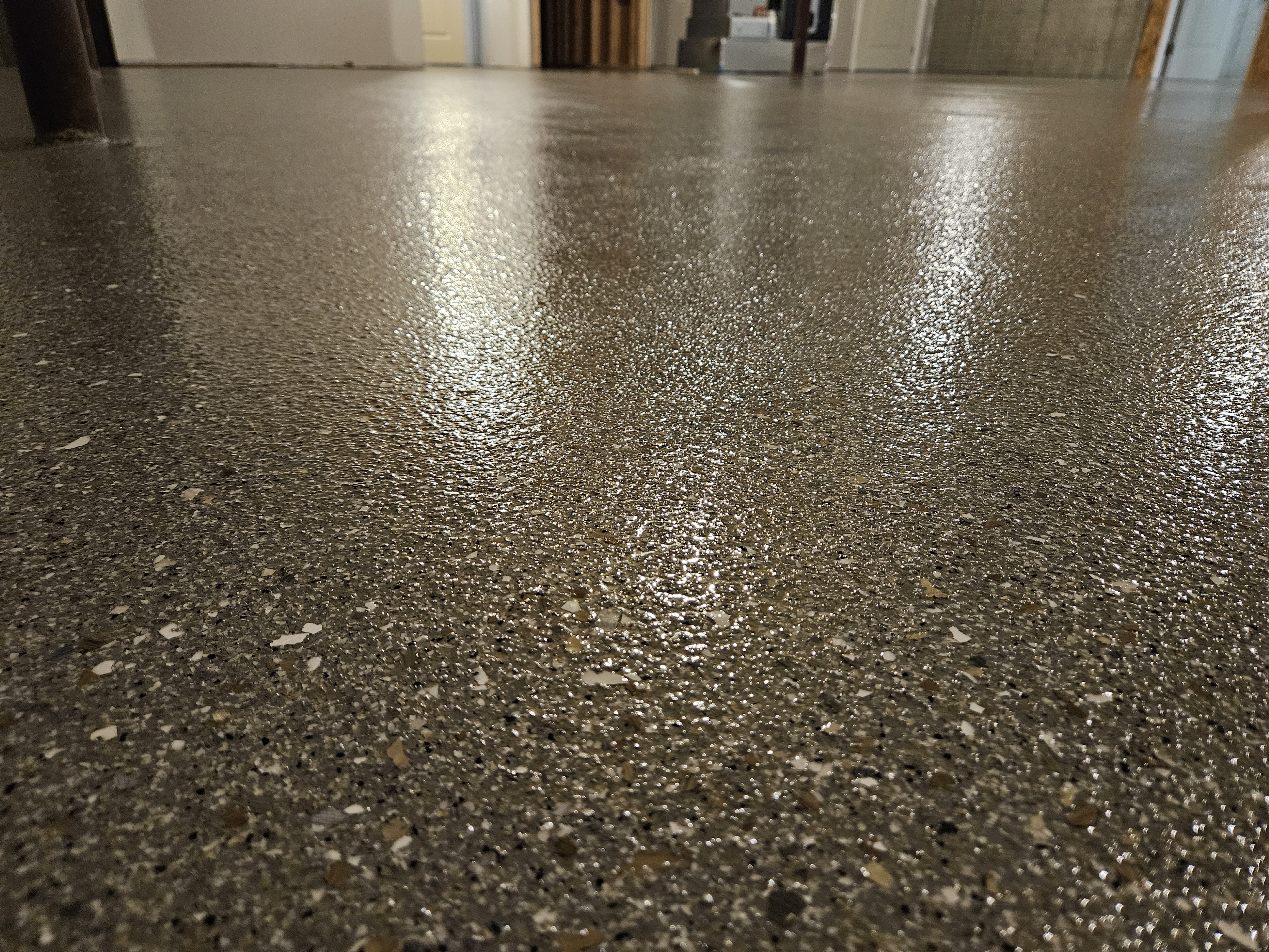 commercial epoxy flooring application in Northeast Ohio
